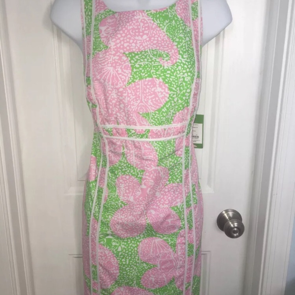 NWT Lilly Pulitzer Limeade Cheat Ya dress sz 10